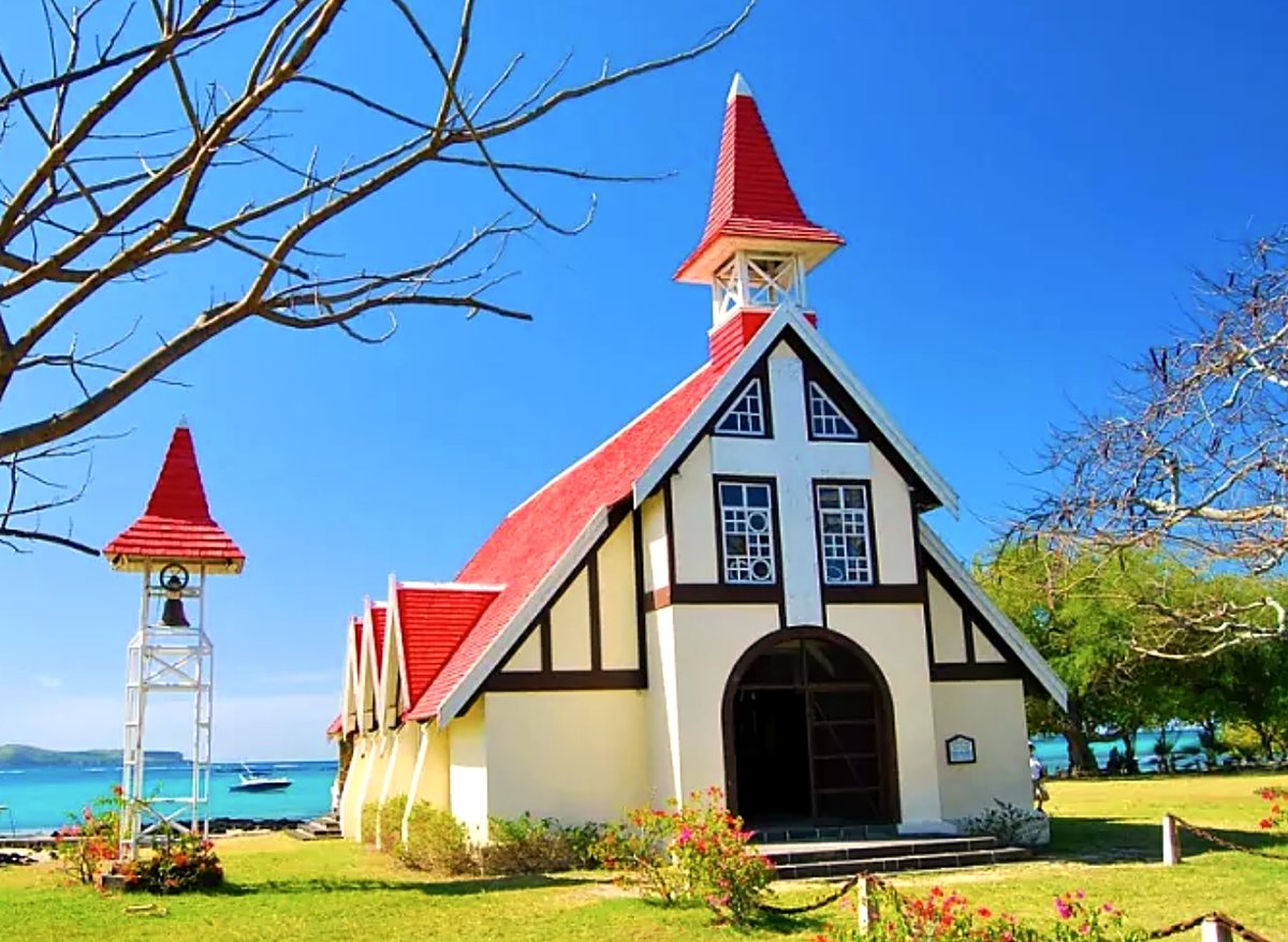 L'église au toit rouge de Cap Malheureux